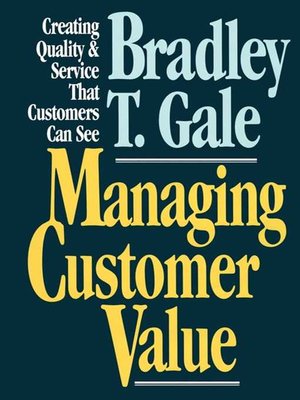 cover image of Managing Customer Value